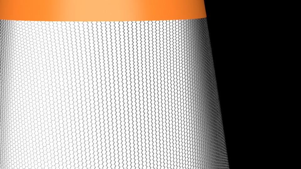 Traffic cone with real reflective material preview image 3